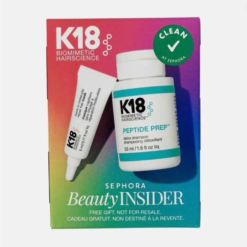 K18 Biomimetic Hair Science Sephora Beauty Insider  Gift Peptide Prep & Mask NIB